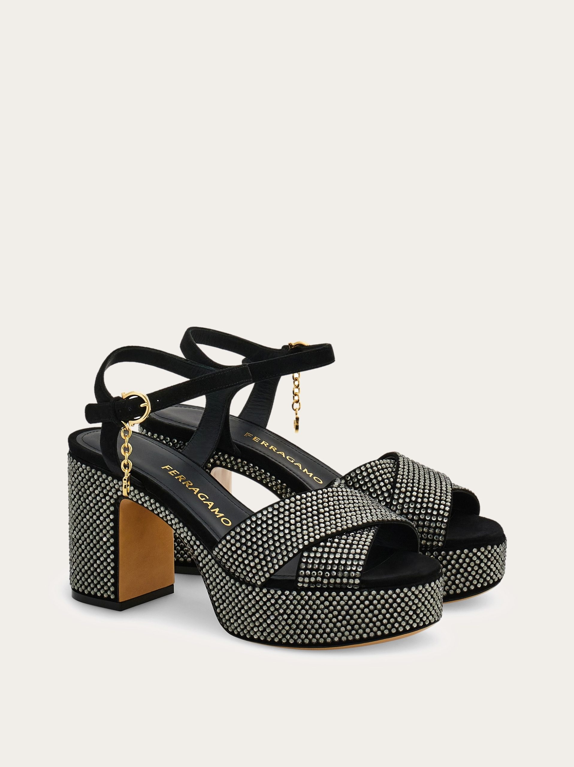 Ferragamo Crystal platform sandal - Image 5